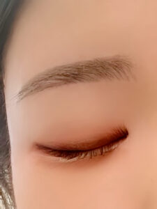 眉毛の施術イメージ