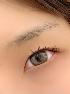 まつげパーマの施術イメージ