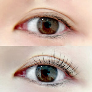 まつげパーマの施術イメージ