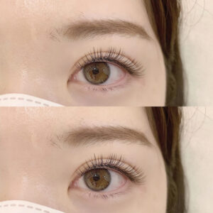 マツエクの施術イメージ