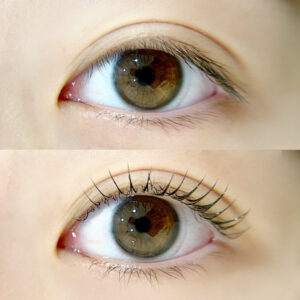 まつげパーマの施術イメージ