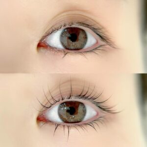 まつげパーマの施術イメージ