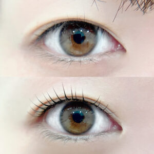 まつげパーマの施術イメージ