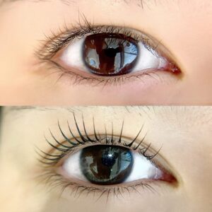 まつげパーマの施術イメージ