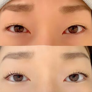 まつげパーマの施術イメージ