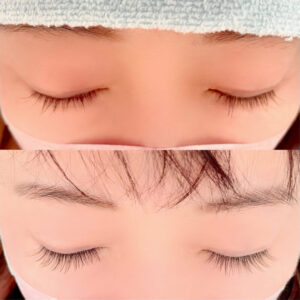 マツエクの施術イメージ