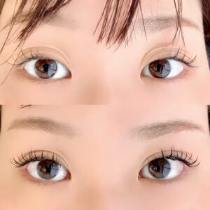 マツエクの施術イメージ
