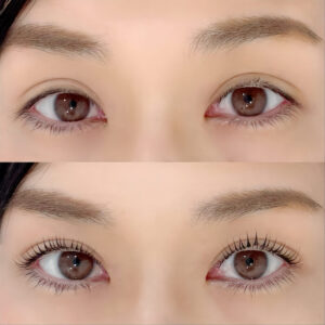 まつげパーマの施術イメージ