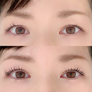 まつげパーマの施術イメージ