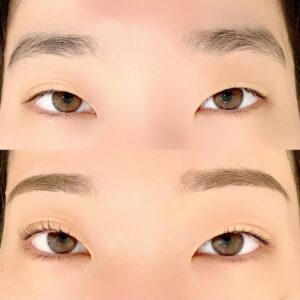 まつげパーマの施術イメージ