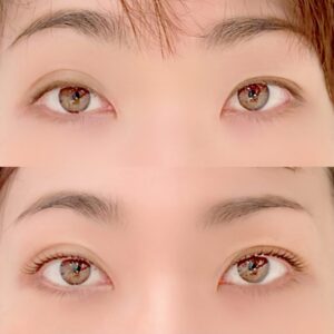 まつげパーマの施術イメージ
