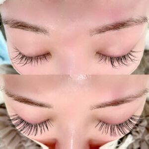 マツエクの施術イメージ