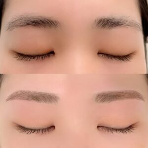 眉毛の施術イメージ